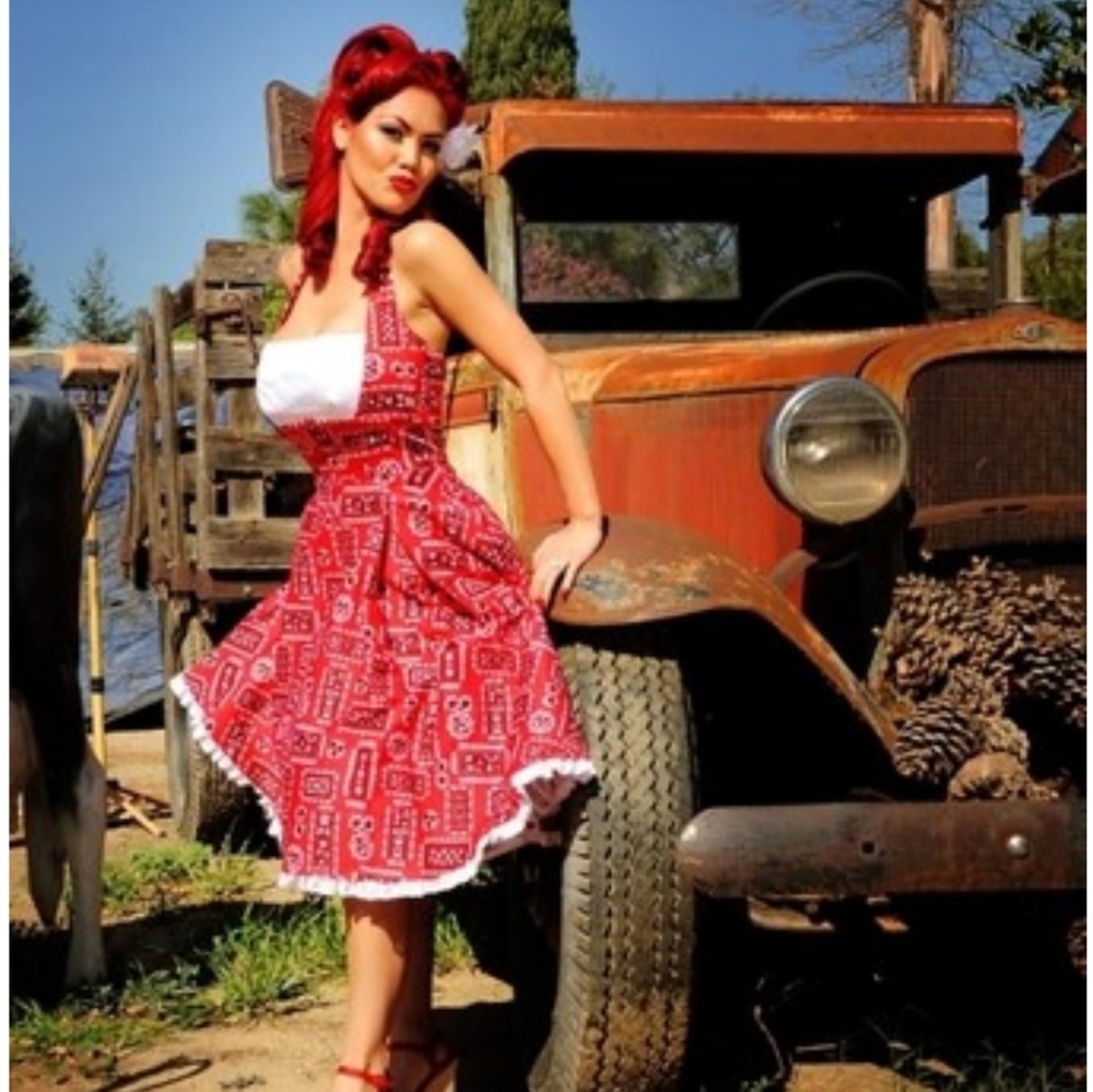 Pinup Couture bandana Ginger dress